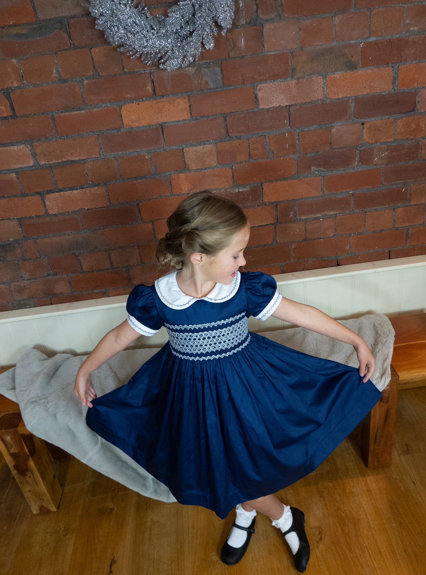 Hand smocked REGAL dress