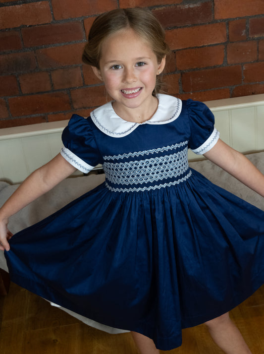 Hand smocked REGAL dress