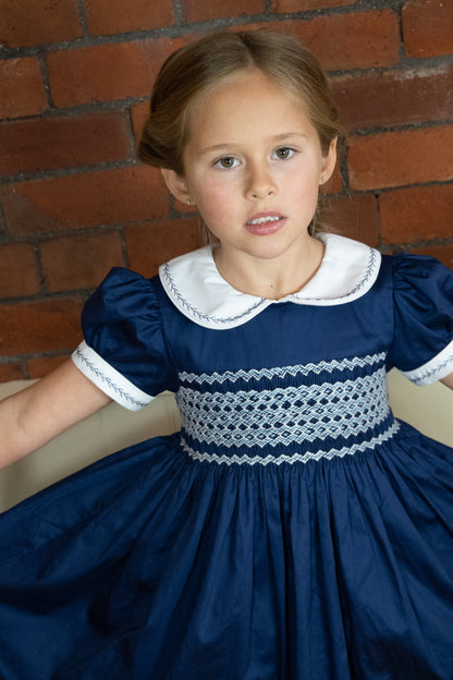 Hand smocked REGAL dress