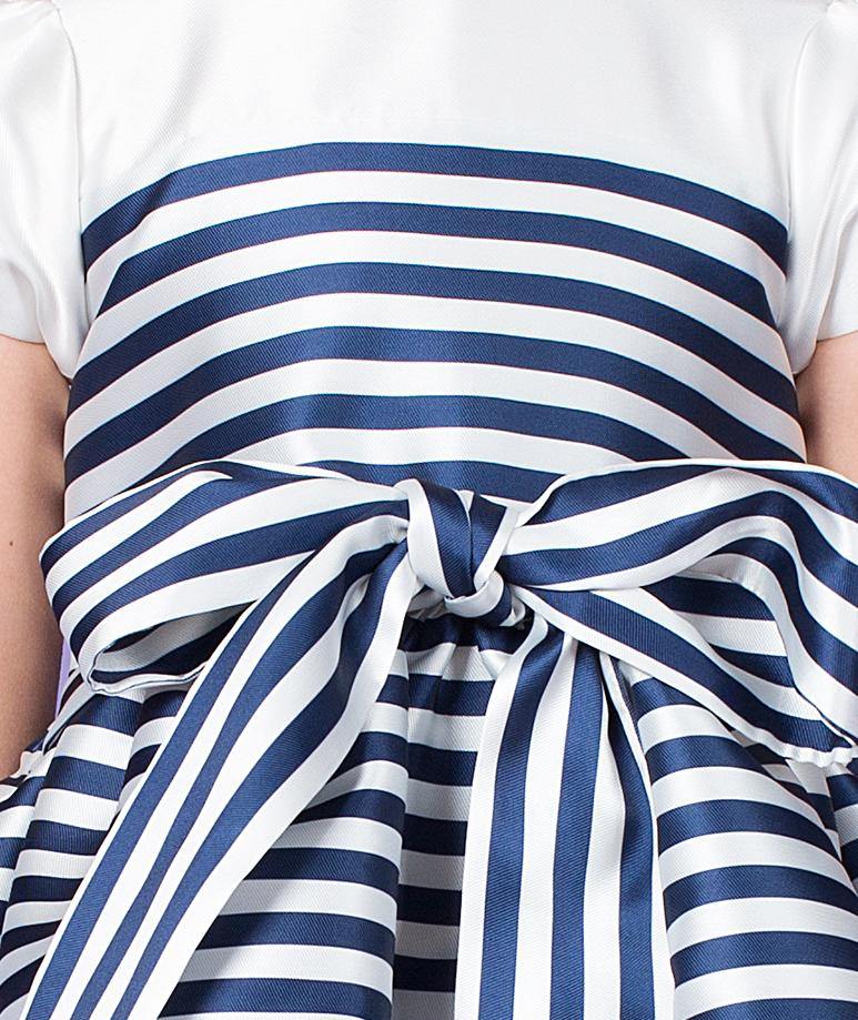 MAMA LUMA Flared Chandra navy dress - Little Miss C | Baby & Children's Clothing 