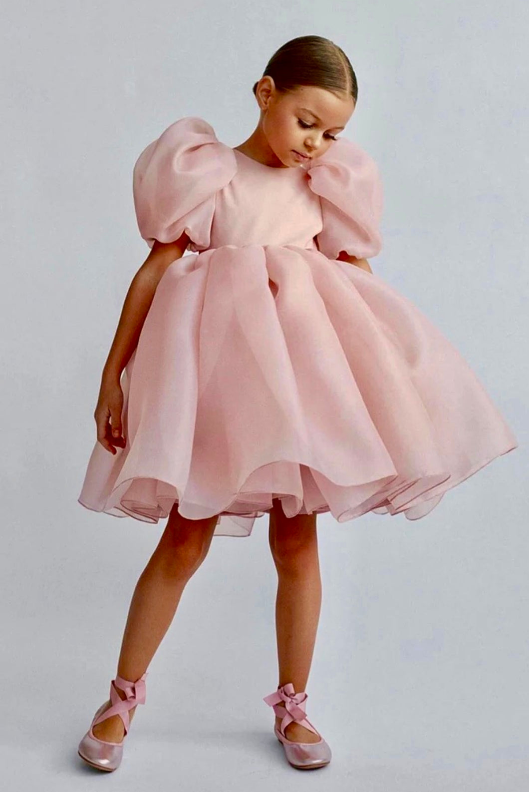 Little girl shop blush pink dress